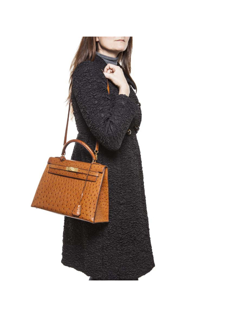 Kelly32 HERMES en autruche