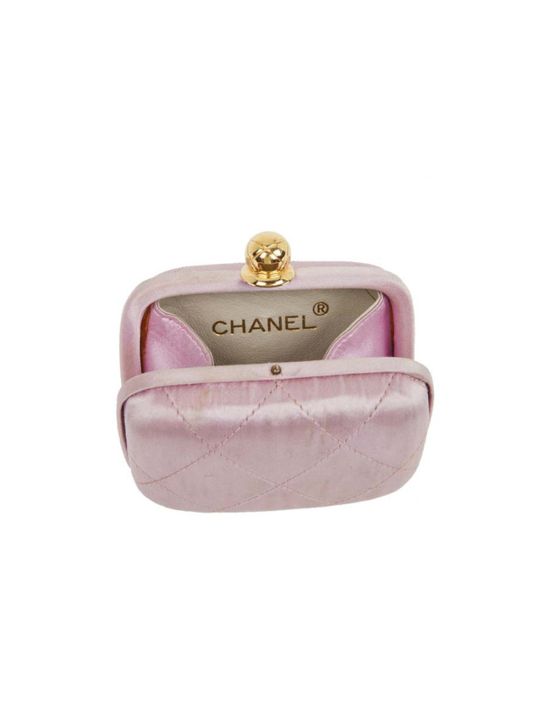  Bonbonnière CHANEL matelassée rose