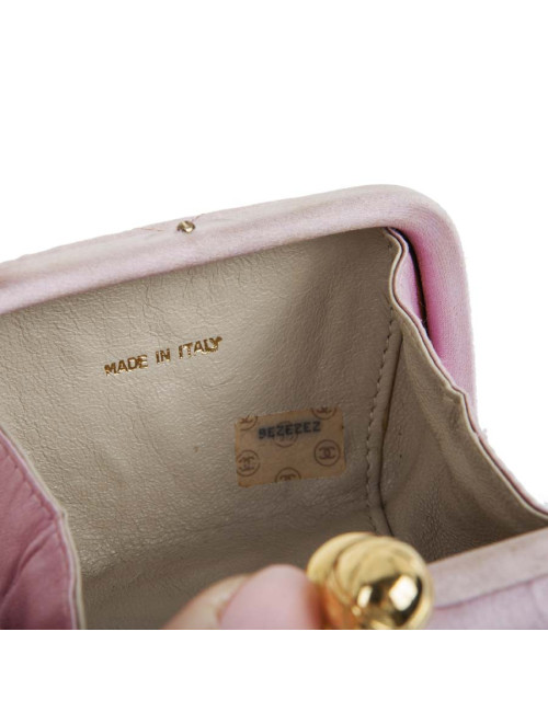  Bonbonnière CHANEL matelassée rose