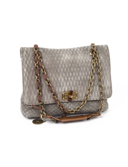 Sac LANVIN en veau velours matelassé  a faire nettoyer