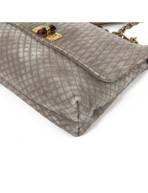 Sac LANVIN en veau velours matelassé  a faire nettoyer