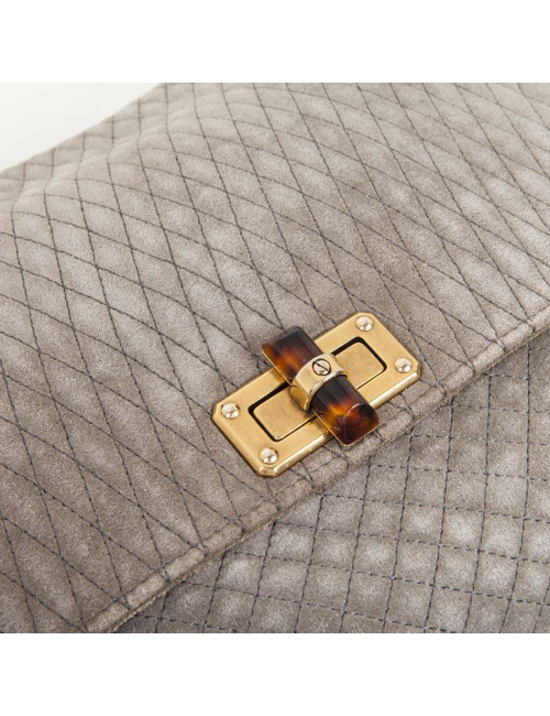 Sac LANVIN en veau velours matelassé  a faire nettoyer