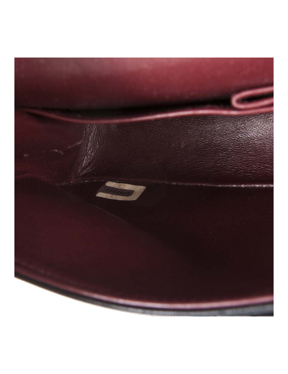 Sac Timeless CHANEL cuir d'agneau lisse matelassé noir