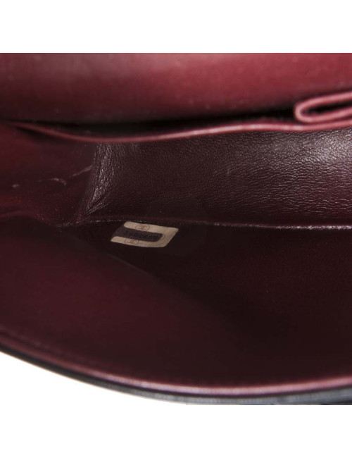 Timeless CHANEL black quilted smooth lambskin bag