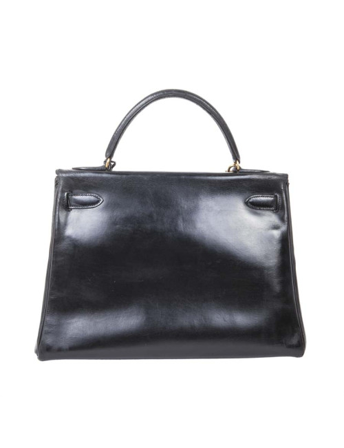  reparation Sac Kelly 32 HERMES cuir box noir