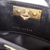 MARC JACOBS bag in black smooth leather and crystals