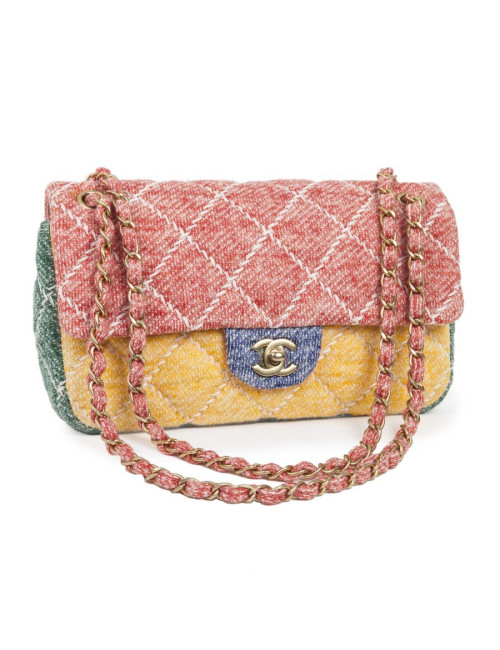 Sac Timeless CHANEL Tissu 4 couleurs