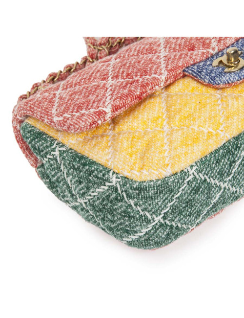 Timeless CHANEL multicolor jersey bag