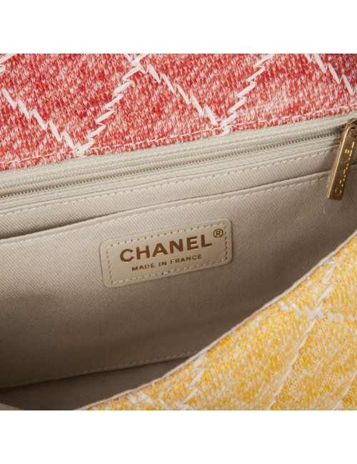 Timeless CHANEL multicolor jersey bag