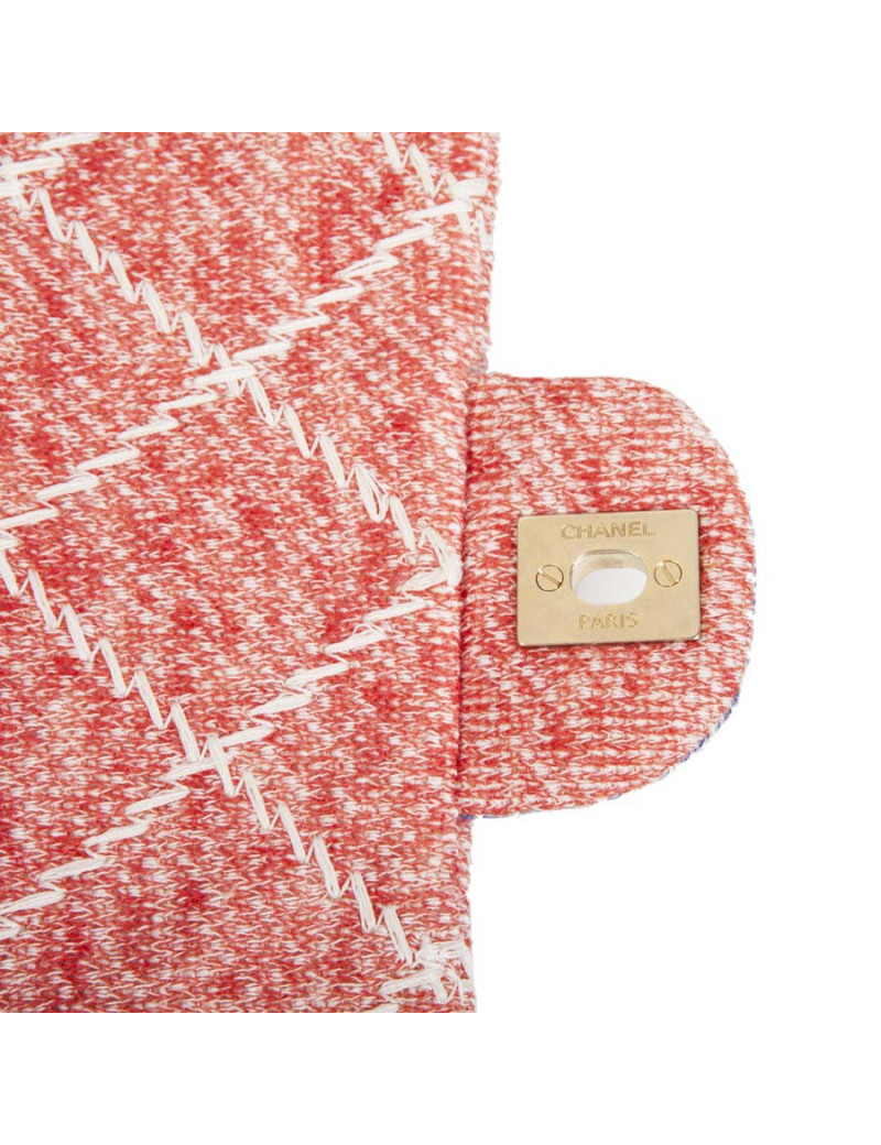 Timeless CHANEL multicolor jersey bag