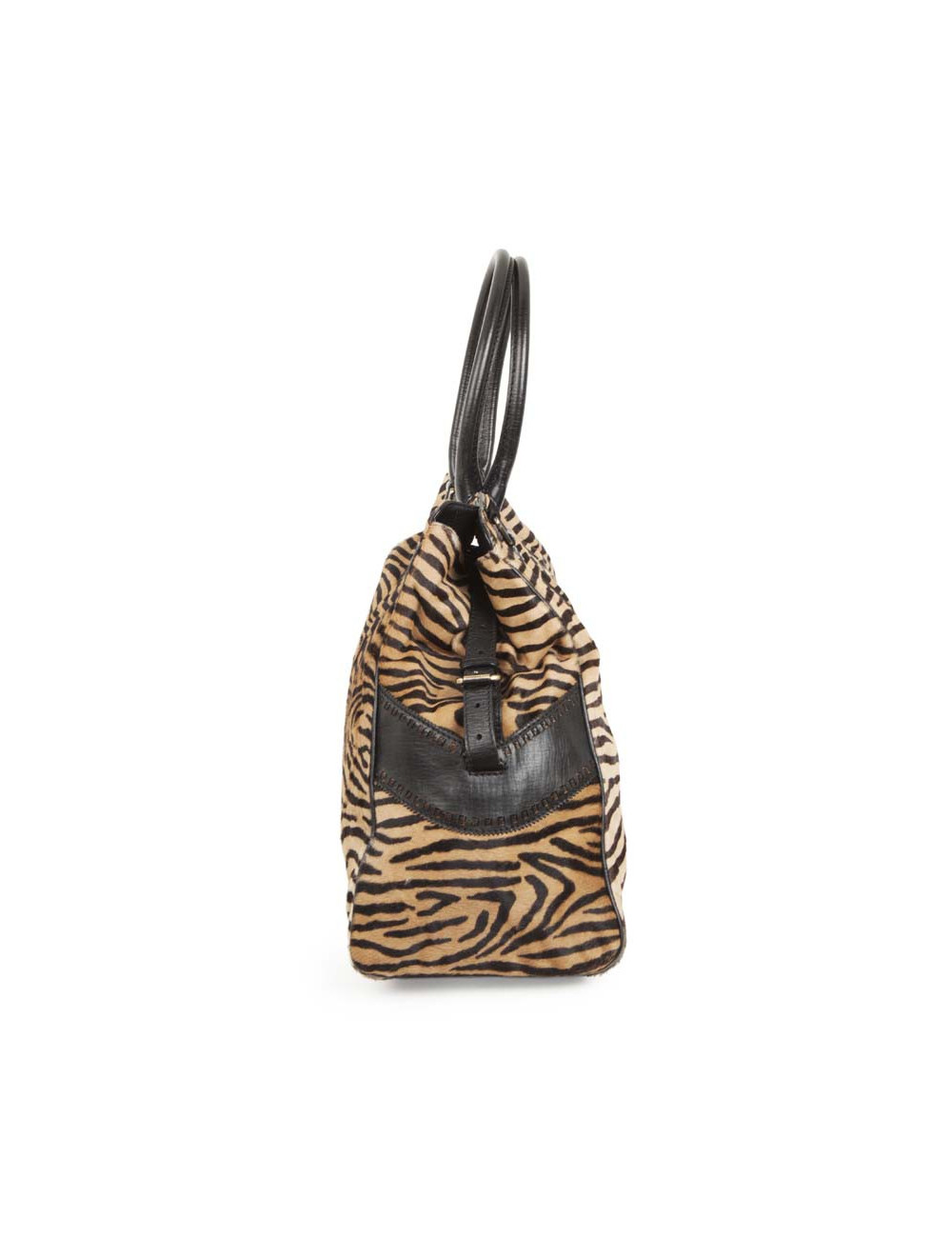 FENDI goatskin bag with a zebra pattern