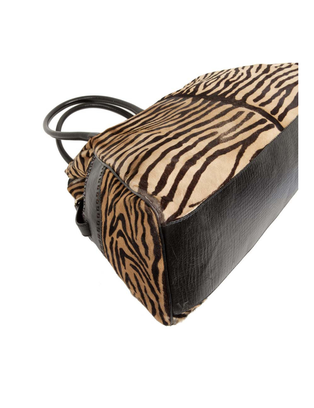 FENDI goatskin bag with a zebra pattern