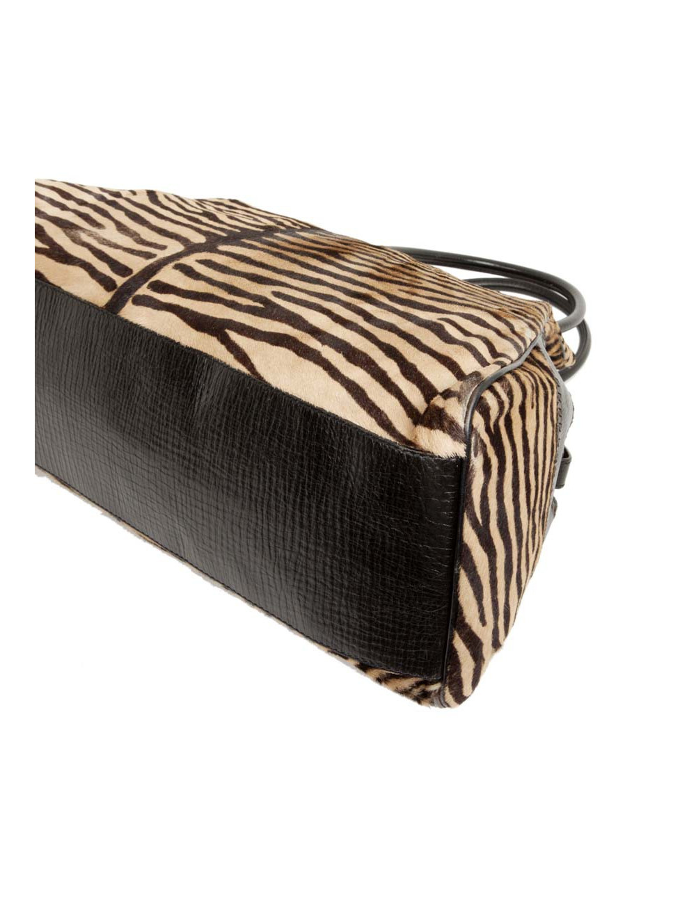 FENDI goatskin bag with a zebra pattern