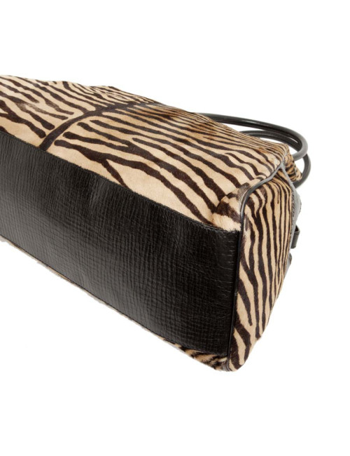 Sac FENDI poulain facon zèbre