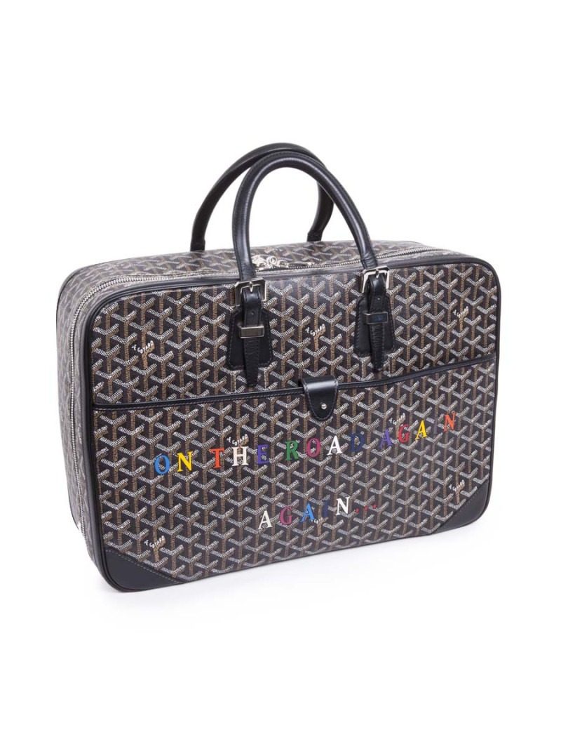 Valise GOYARD customisée