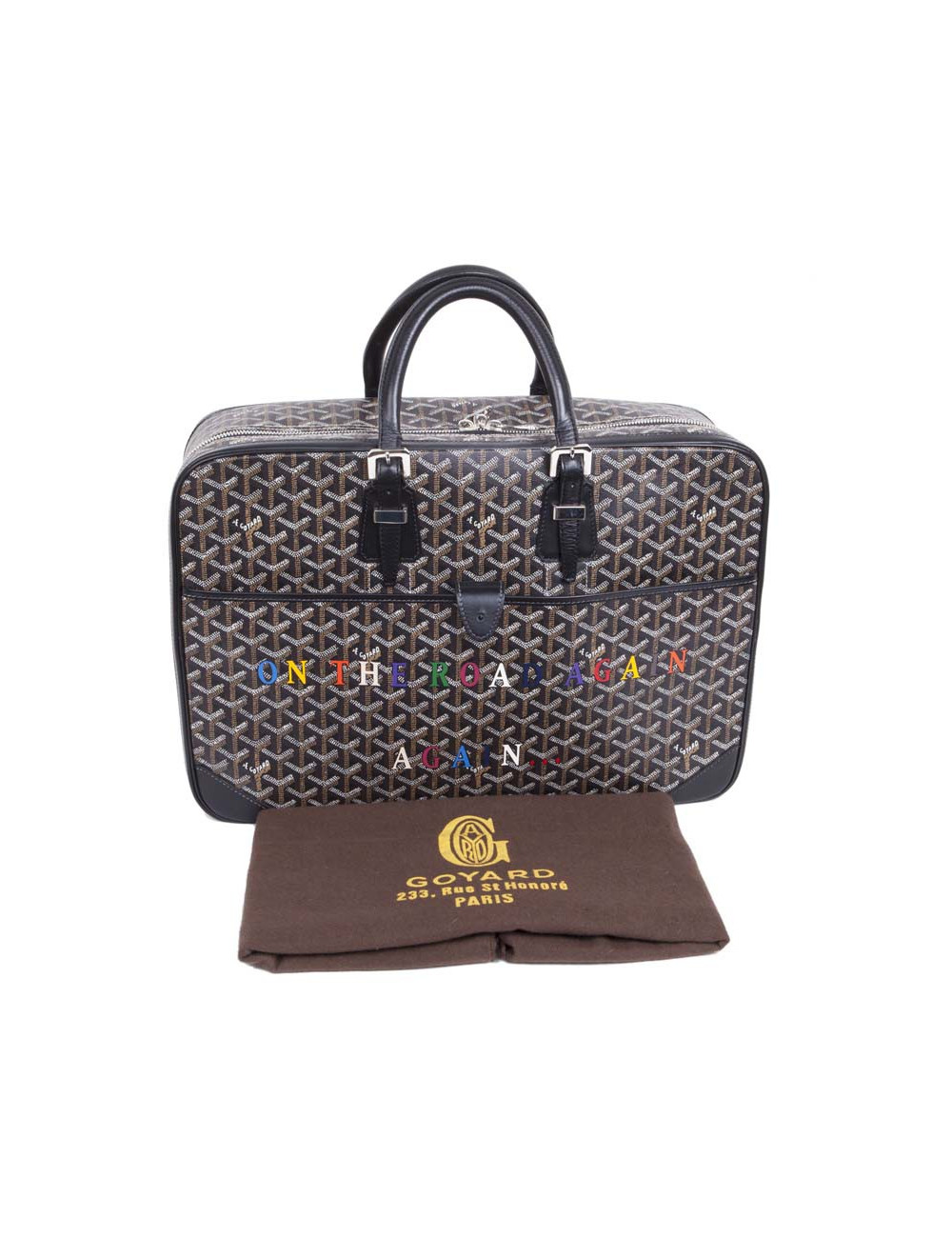 vvv suitcase custom GOYARD exceptional Piece