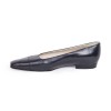 Ballet flats CHANEL T 39 two-tone Navy Blue and black