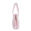 CHANEL pink shoulder bag in pink smooth leather