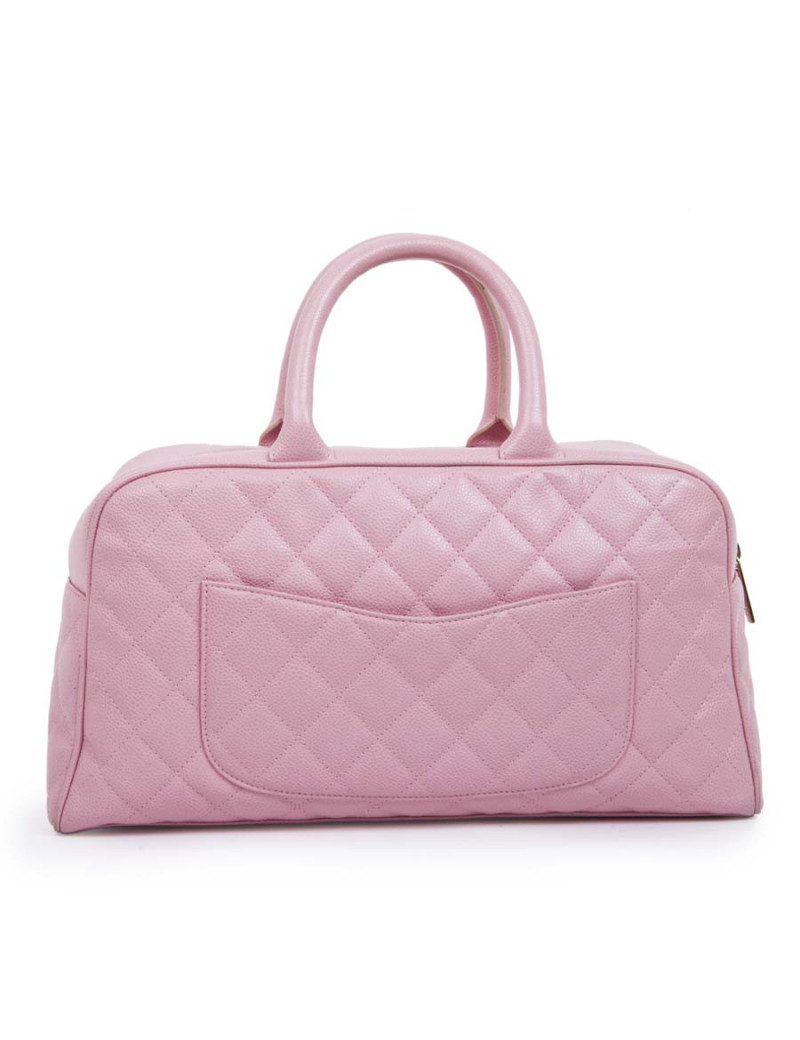 CHANEL bag in pink quilted leather 