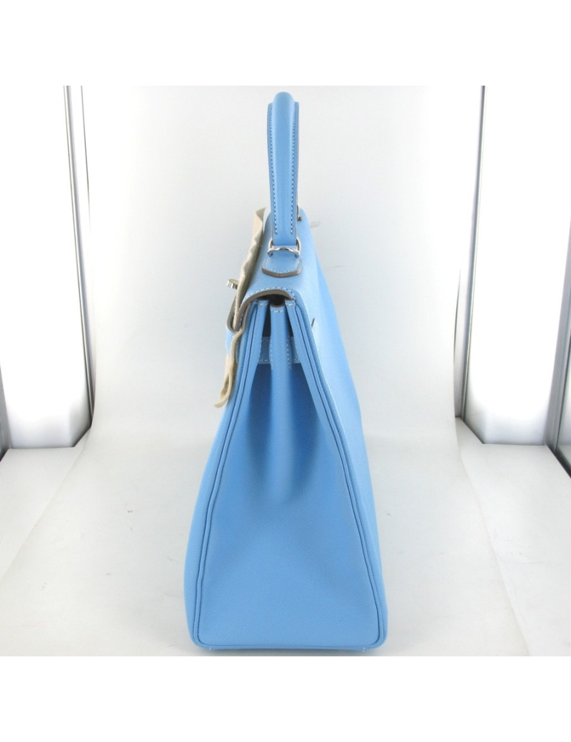 Kelly 35 HERMES epsom bleu ciel