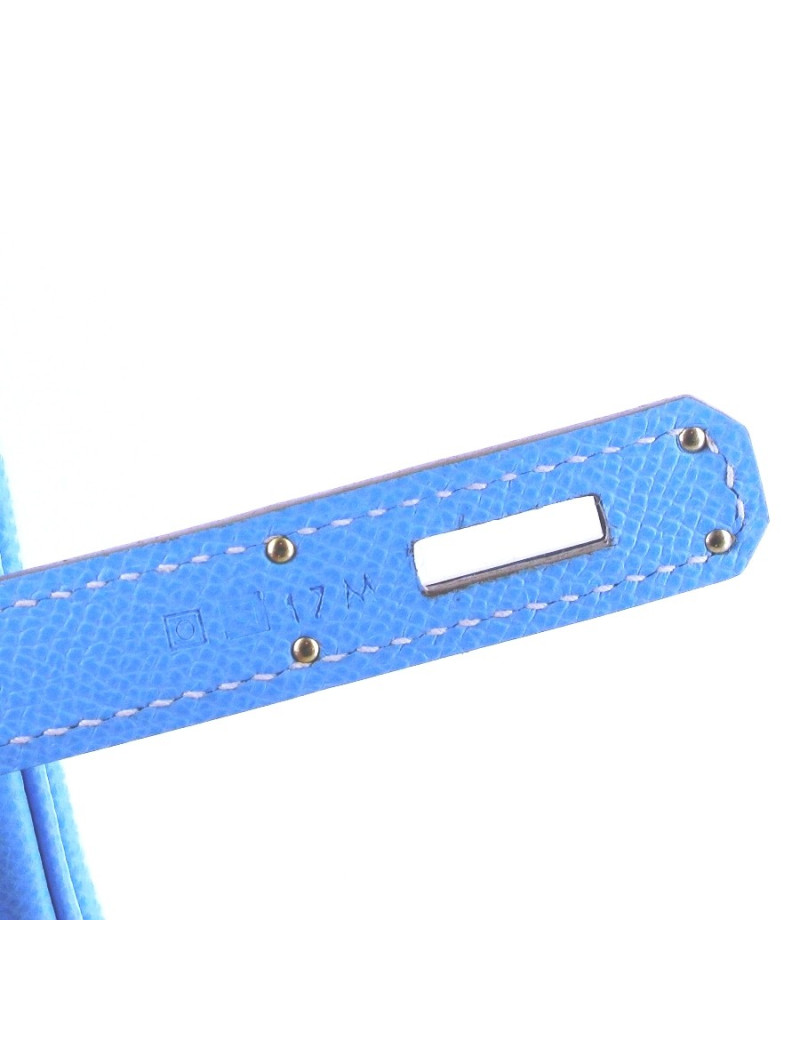 Kelly 35 HERMES epsom bleu ciel