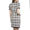 CHANEL T 38 two-tone tweed dress