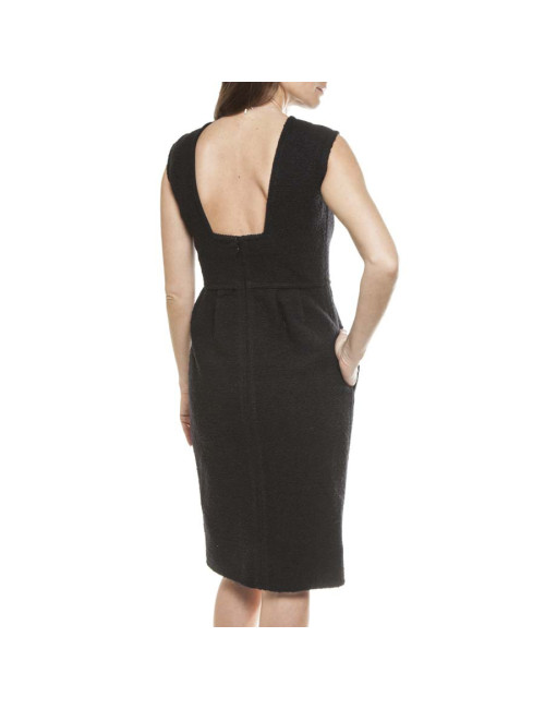 Robe CHANEL T 34 "Paris-Dallas" noire