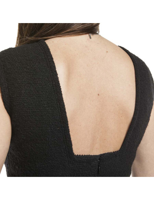 Robe CHANEL T 34 "Paris-Dallas" noire