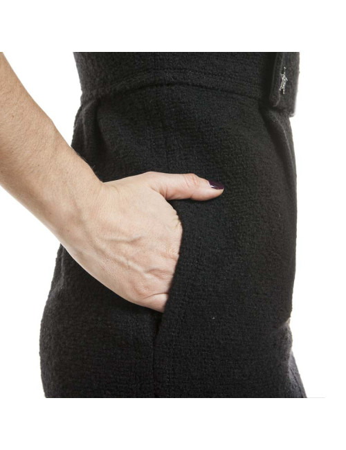 Robe CHANEL T 34 "Paris-Dallas" noire