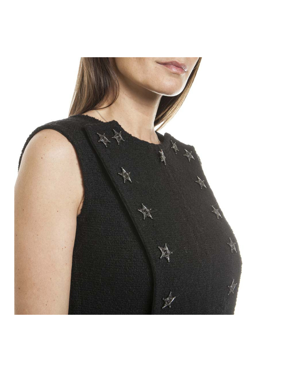 Robe CHANEL T 34 "Paris-Dallas" noire