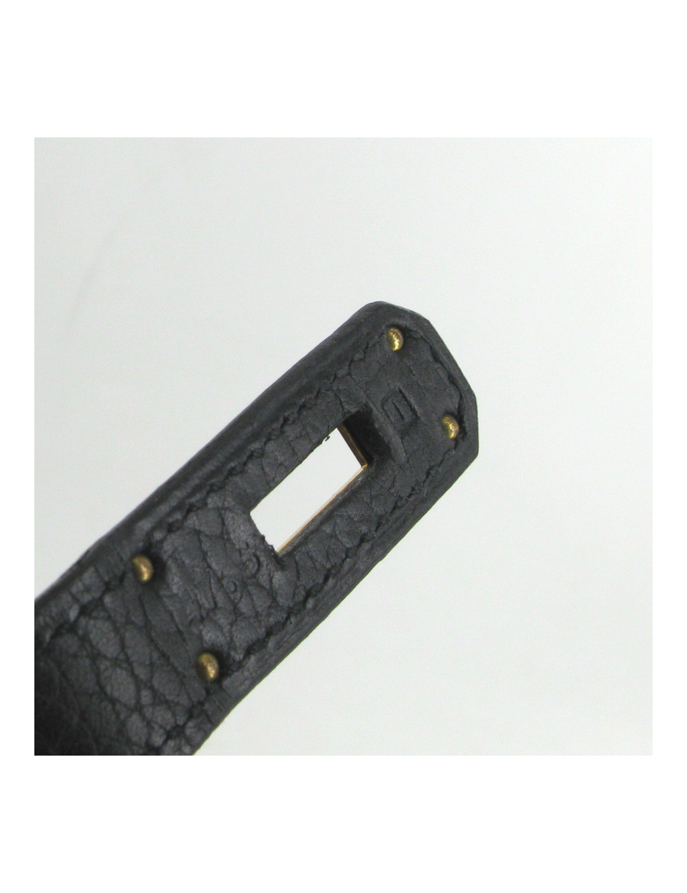 Birkin 35 HERMES Taurillon noir bijouterie dorée