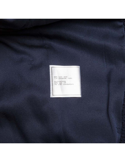 Manteau CHANEL T 38 bleu marine 