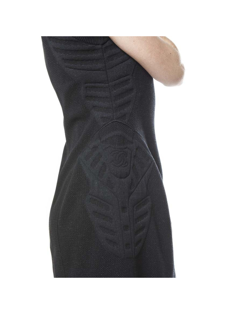 Robe CHANEL T40 laine noire