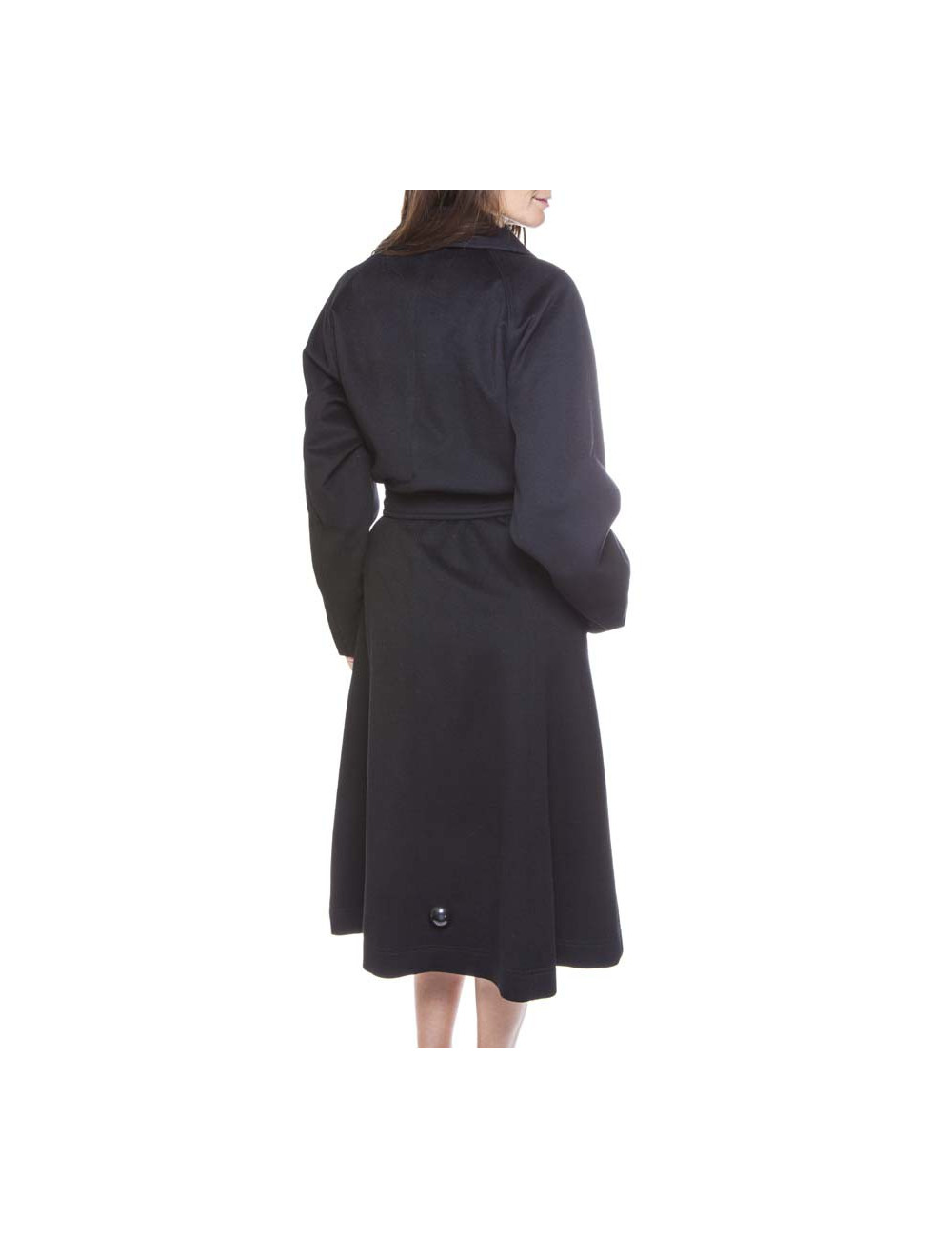 Trench YVES SAINT LAURENT T 44 Black wool