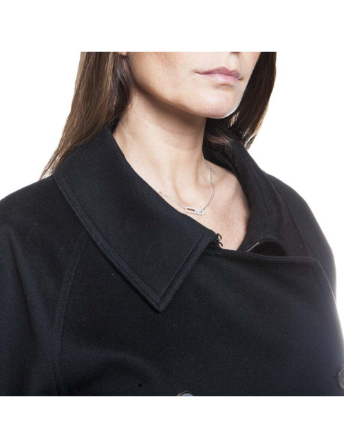 Trench YVES SAINT LAURENT T 44 Black wool