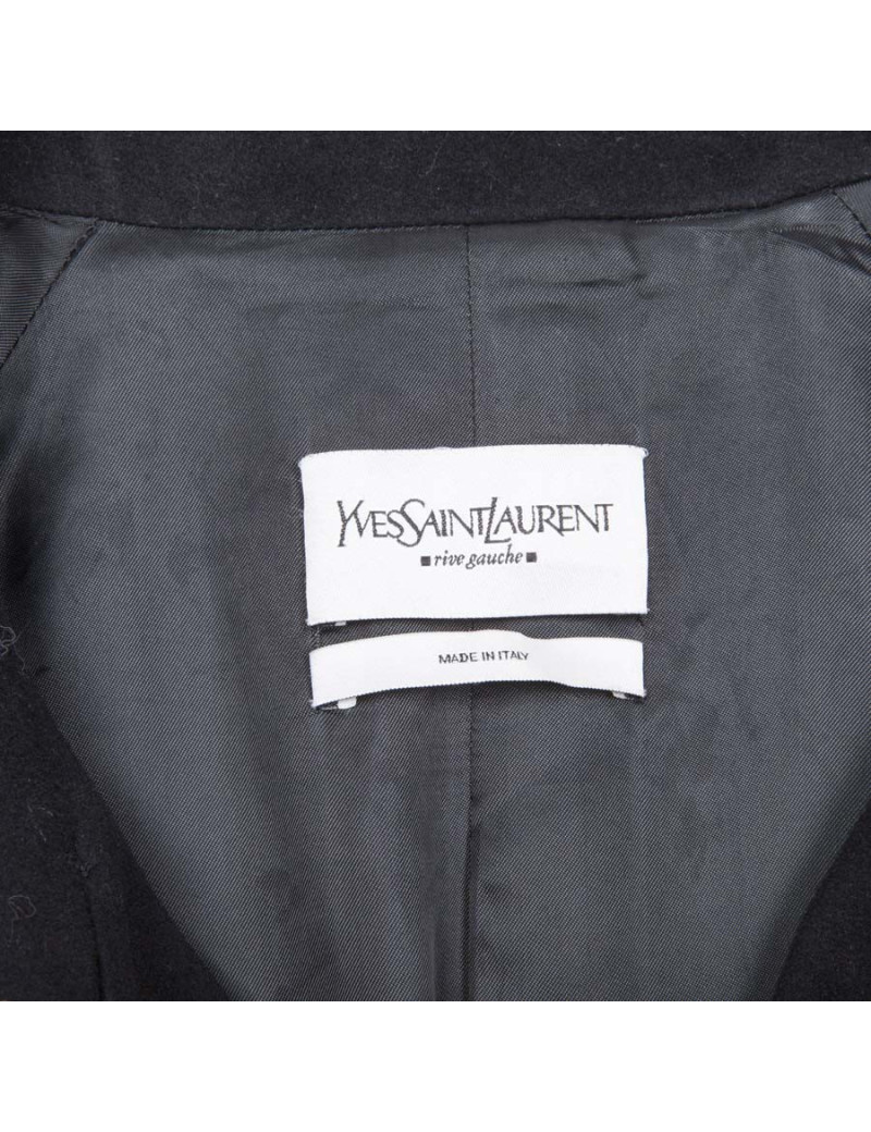 Trench YVES SAINT LAURENT T cachemire noir