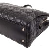 Black lady dior DIOR quilted leather bag