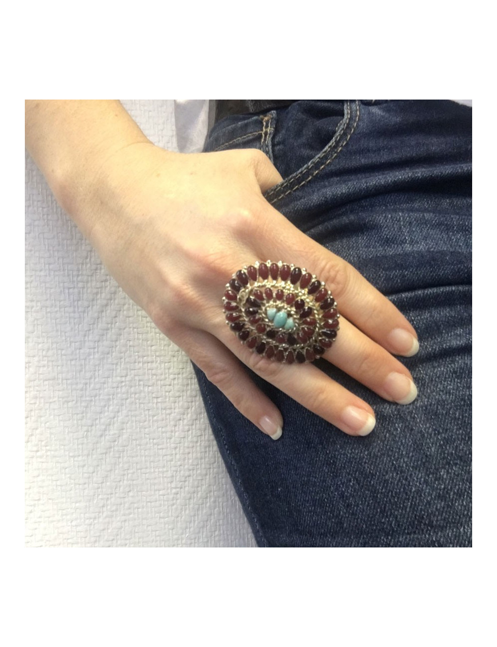 Bague  CHANEL "PARIS-BOMBAY" Taille 54