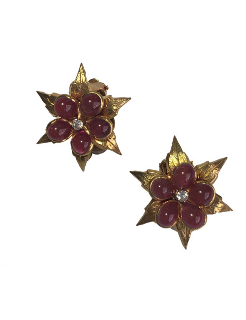 Boucles d'oreille Clips MARGUERITE DE VALOIS 