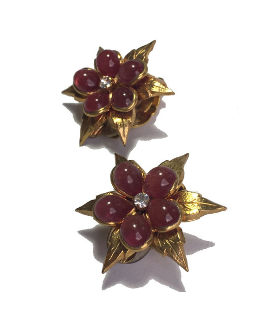 Boucles d'oreille Clips MARGUERITE DE VALOIS 