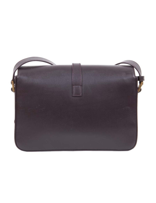 Sac YVES SAINT LAURENT "Université" cuir lisse magenta