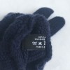  CHANEL gloves in dark blue cashmere size 7.5