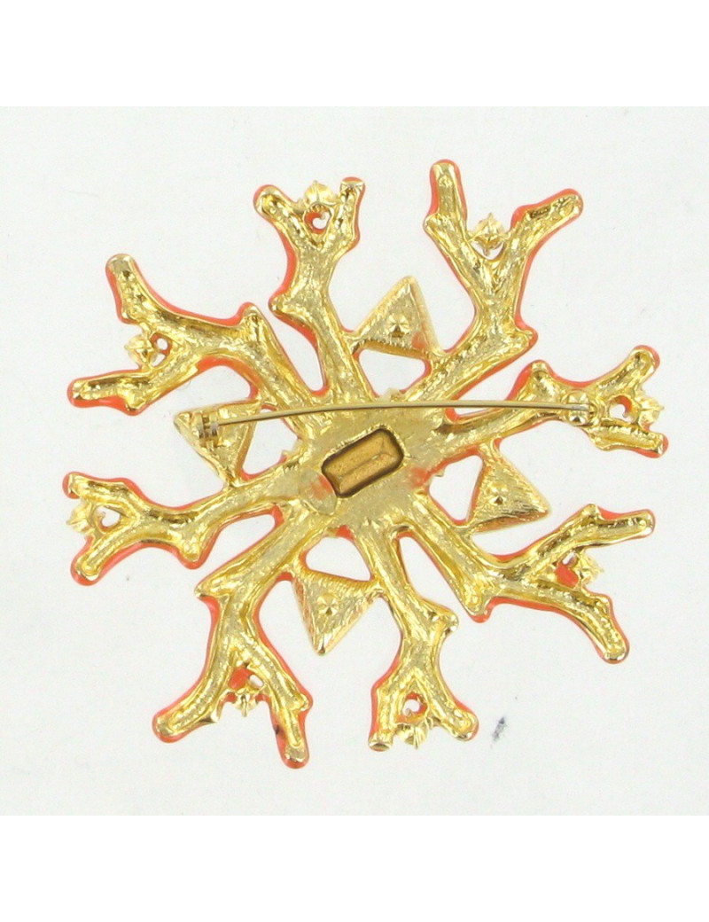 Broche corail KENNETH J LANE