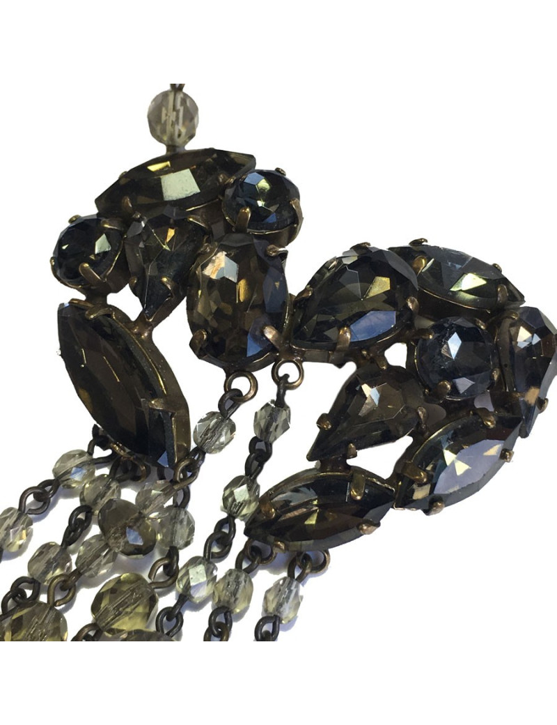 Parure JEAN-PAUL GAULTIER collier et boucles d'oreilles clous