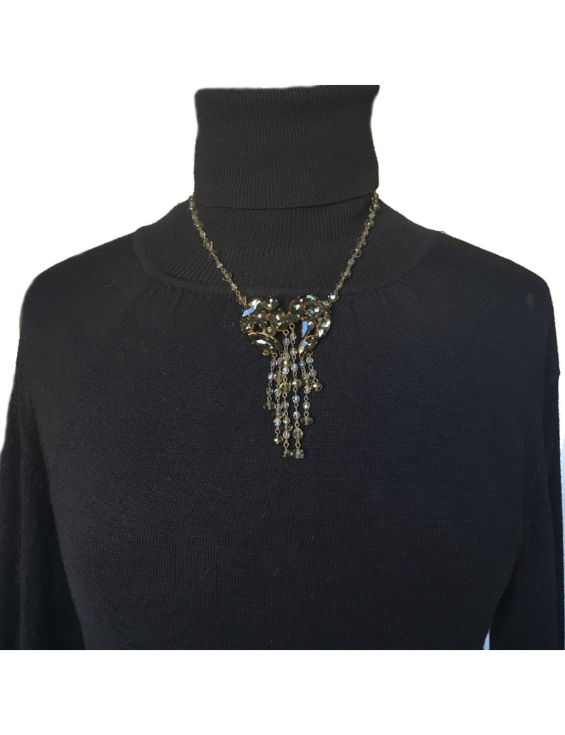 Parure JEAN-PAUL GAULTIER collier et boucles d'oreilles clous