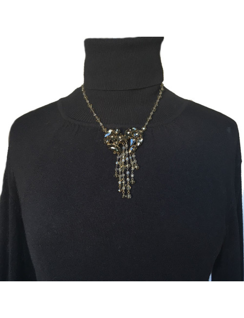 Parure JEAN-PAUL GAULTIER collier et boucles d'oreilles clous