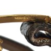 HERMÈS Vintage brown crocodile belt size 76