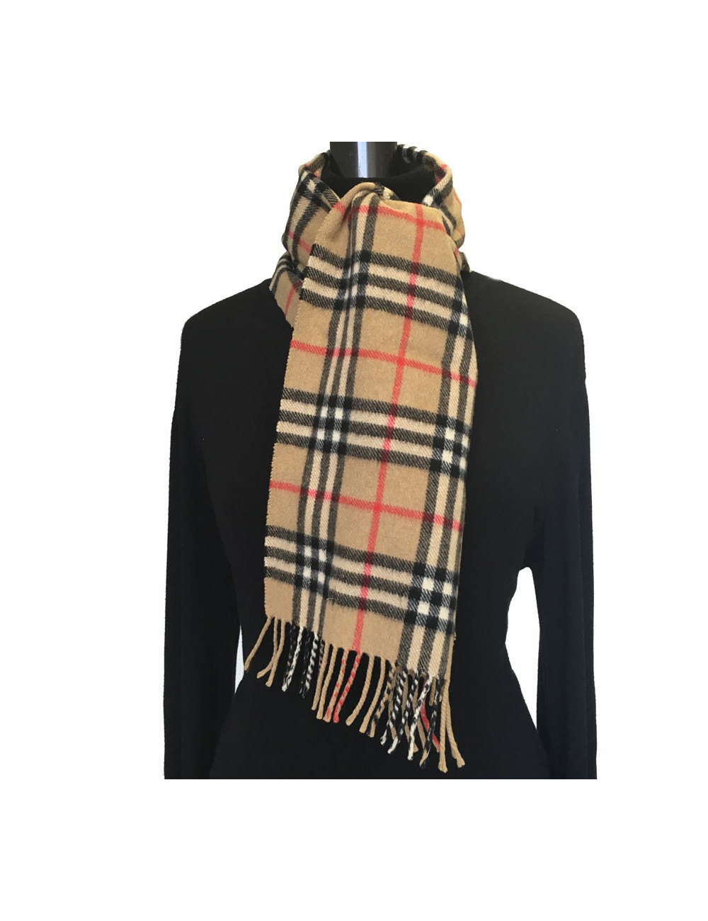 xxx Echarpe BURBERRY en cachemire motif check