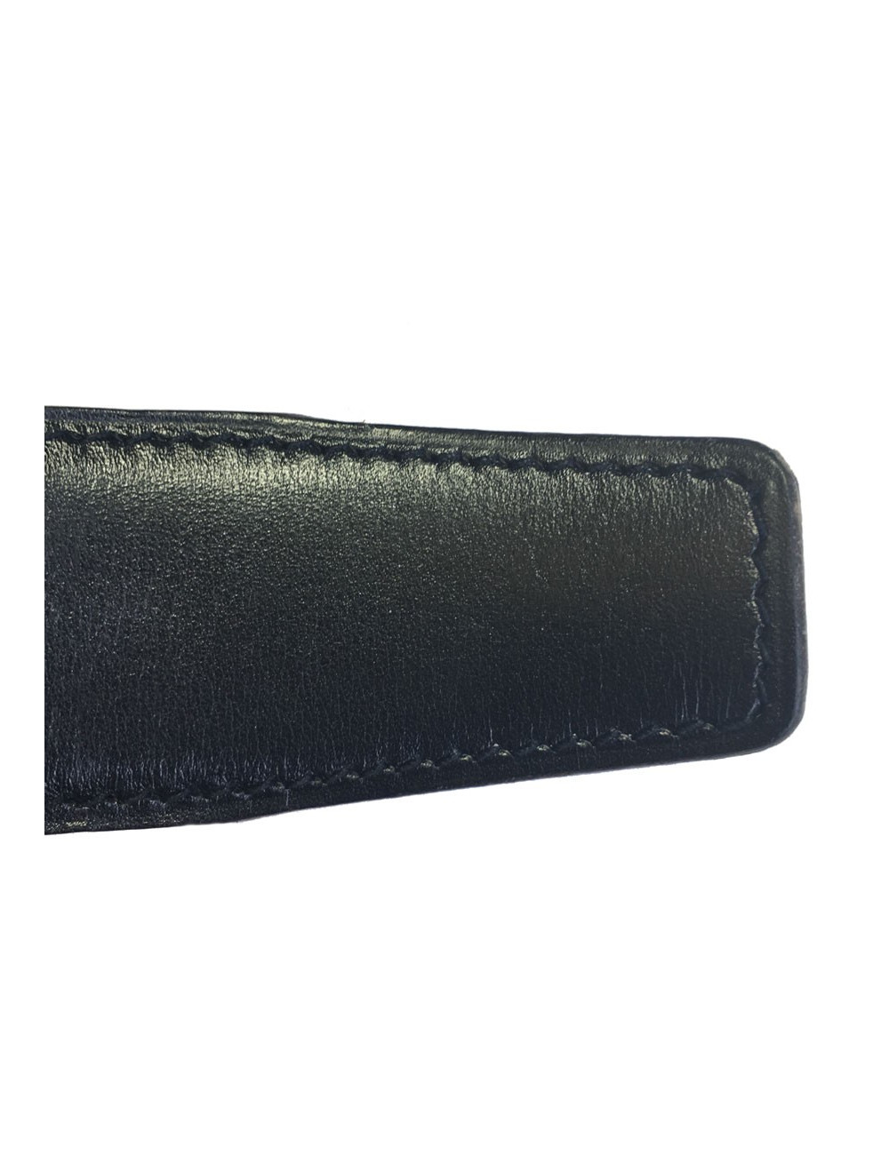 Ceinture HERMÈS réversible cuir noir et marron