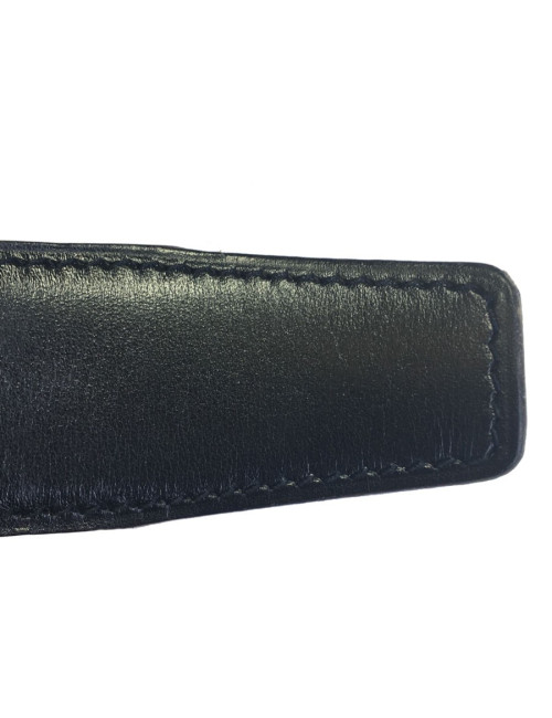 Ceinture HERMÈS réversible cuir noir et marron